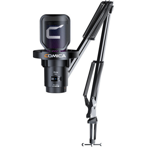 Comica Audio EJoy Uni A RGB Cardioid Condenser USB-C Microphone Black