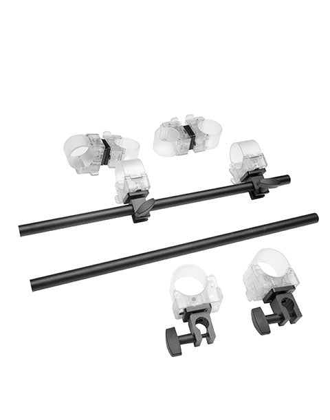 "DIY Tube Holder include: 2 in 1 Tube holder x2pcs Aluminous pole 395mmx2pcs Tube holder x 4pcs"