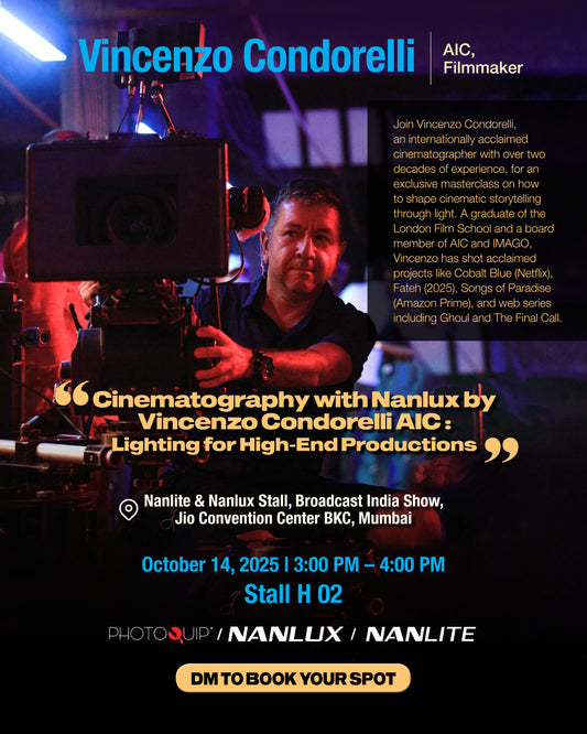 Cinematography with Nanlux