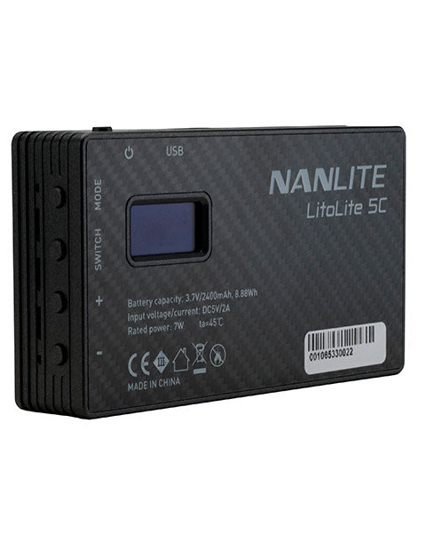 Nanlite LitoLite 5C RGBWW LED Pocket Light