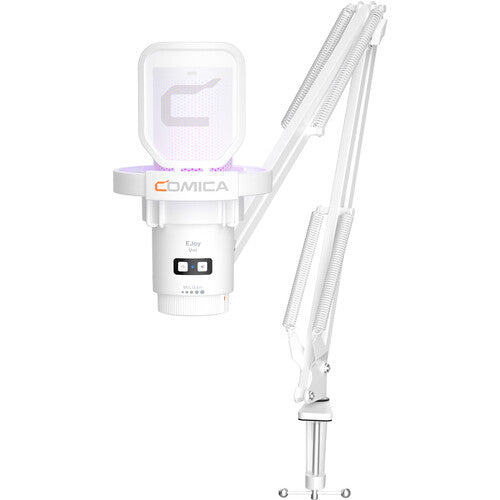 Comica Audio EJoy Uni A RGB Cardioid Condenser USB-C Microphone White