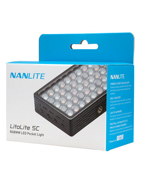 Nanlite LitoLite 5C RGBWW LED Pocket Light