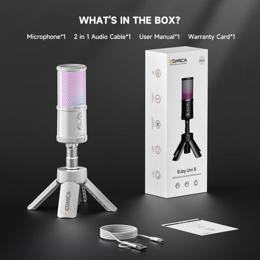 COMICA RGB Cardioid Dynamic Microphone – EJoy Uni S