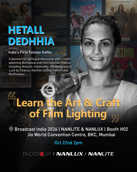 Masterclass: Learn the Art & Craft of Film Lighting with Hetall Dedhia
