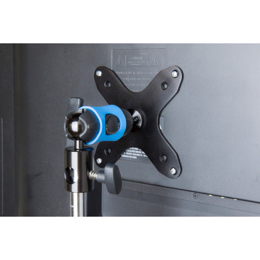 Super Knuckle W/baby Receiver for Vesa Monitor Bracket Master Combo Hd Stand (Black)