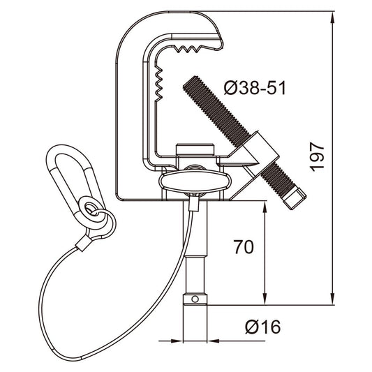 Iron Casting Baby Pipe Clamp