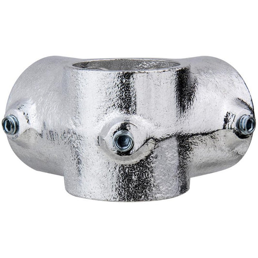 Alu. Pipe Clamp, Double Swivel, Combination, For 1-1/4" Pipe (O.d. 42.20mm Tube)