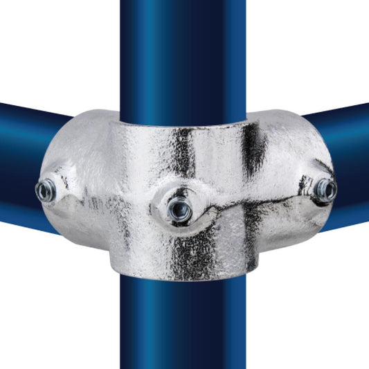 Alu. Pipe Clamp, Double Swivel, Combination, For 1-1/4" Pipe (O.d. 42.20mm Tube)